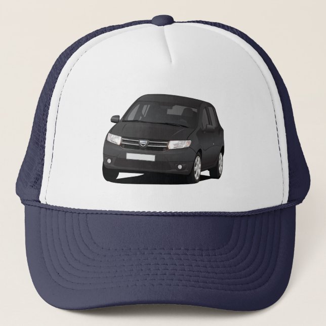Gorra De Camionero Dacia Sandero - ilustracion - negro (Anverso)