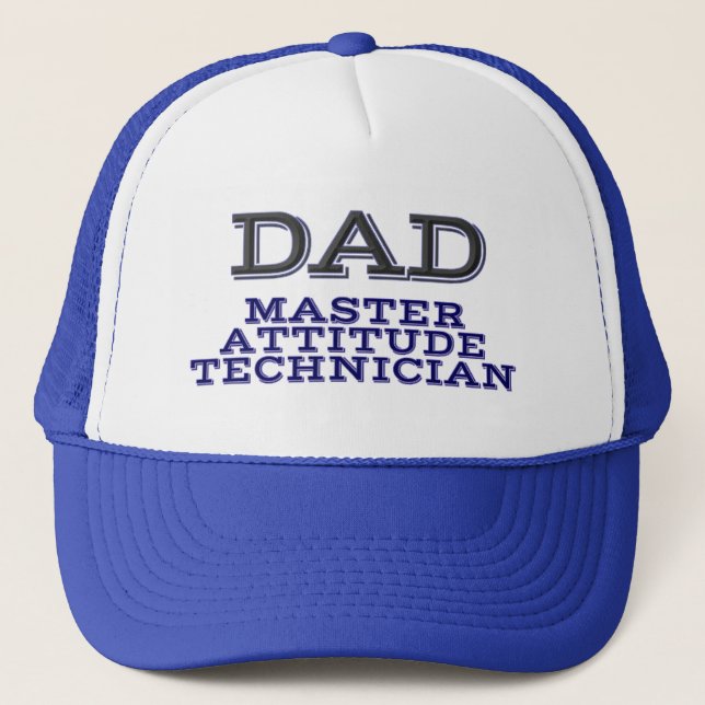 Gorra De Camionero DAD: Técnico de Actitud Maestra (Anverso)