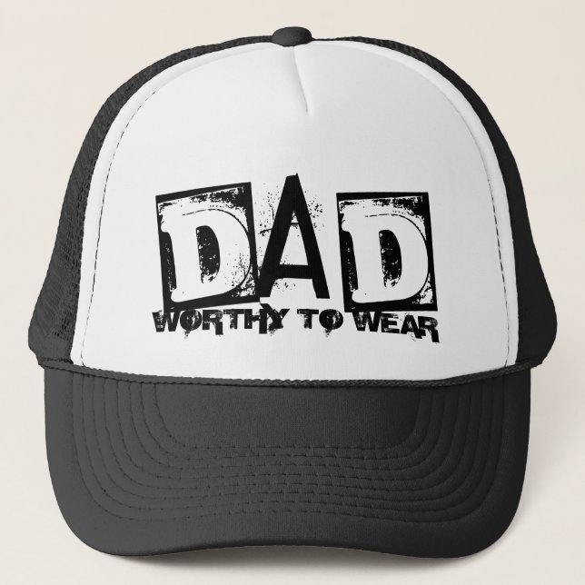 Gorra De Camionero DAD - Vale La Pena Usar (Anverso)