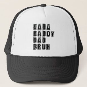 Gorra De Camionero Dada Daddy Dad Bruh Vintage Dad Funny Sayings