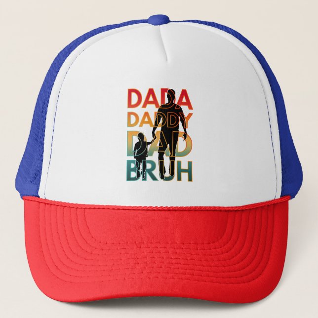 GORRA DE CAMIONERO DADA PAPÁ PAPÁ BRUH (Anverso)