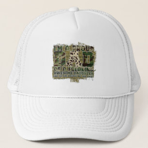 Gorra De Camionero Daddy Life. Camiseta de camuflaje