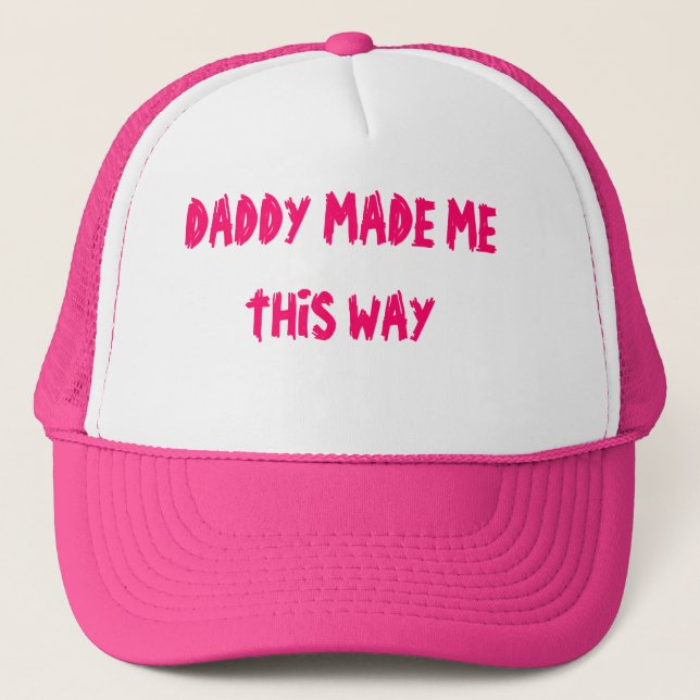 GORRA DE CAMIONERO DADDY ME HIZO ASÍ (Anverso)