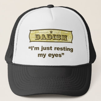 Gorra De Camionero Dadism - apenas estoy descansando mis ojos