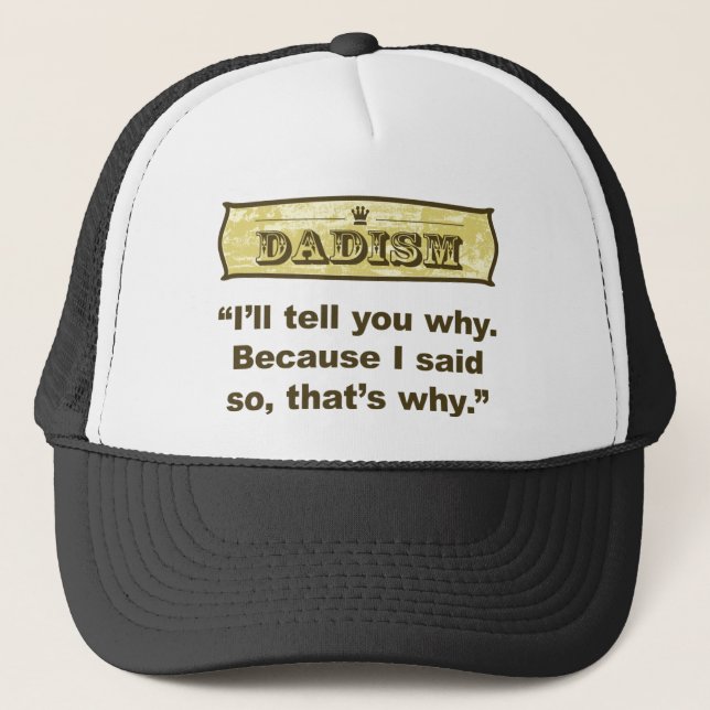 Gorra De Camionero Dadism - porque dije tan (Anverso)