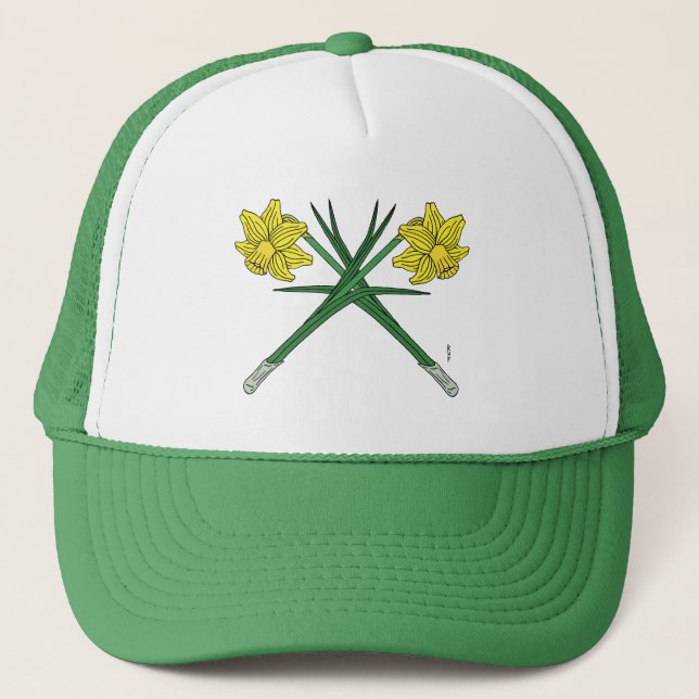 Gorra De Camionero Daffodils Crossed (Anverso)