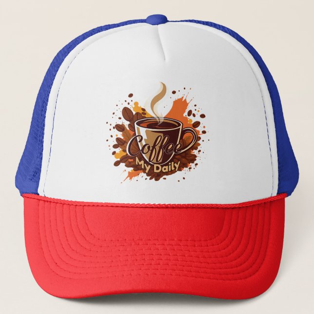 Gorra De Camionero Daily Coffee Ritual (Anverso)