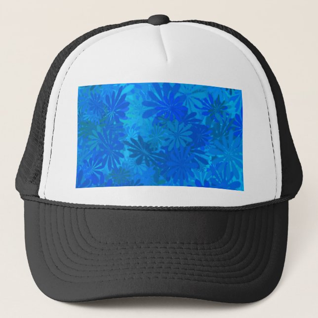 Gorra De Camionero Daisies azules (Anverso)