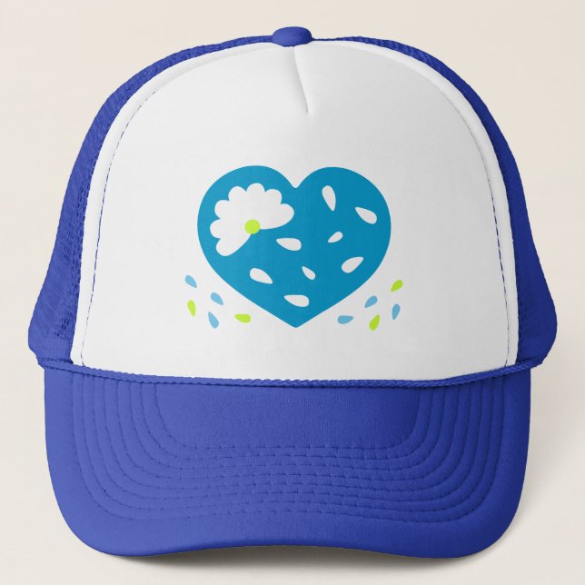 Gorra De Camionero Daisy Heart (Anverso)