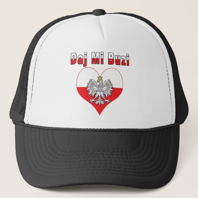 Gorra De Camionero Daj Mi Buzi Eagle Heart (Anverso)