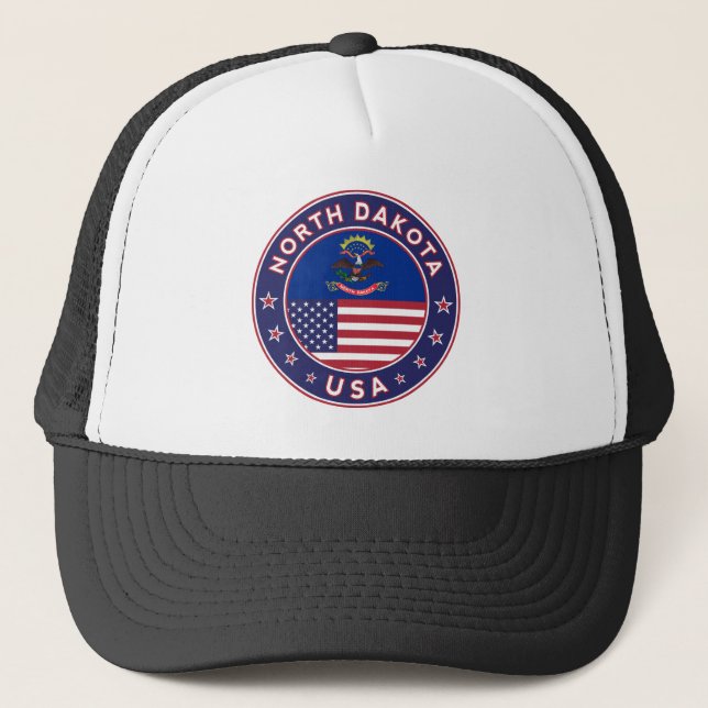 Gorra De Camionero Dakota del Norte (Anverso)
