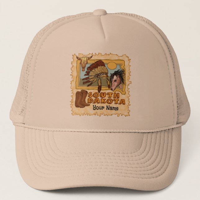 Gorra De Camionero Dakota del Sur (Anverso)