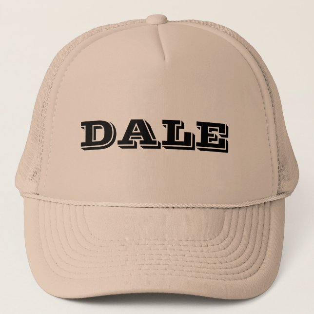 Gorra De Camionero Dale en un Khaki (Anverso)