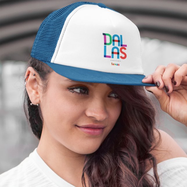 Gorra De Camionero Dallas Texas Mid Century, Pop Art, (Subido por el creador)
