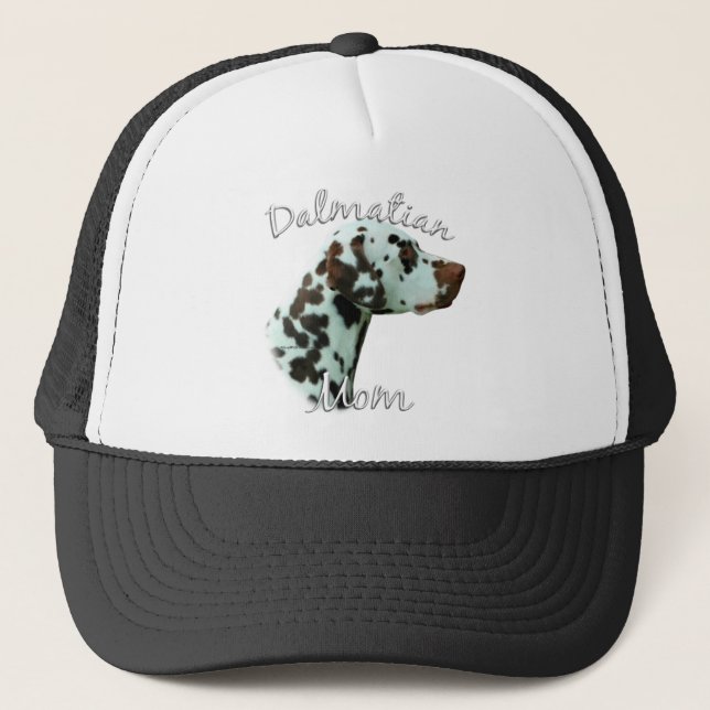 Gorra De Camionero Dalmatian (hígado) Mamá 2 (Anverso)