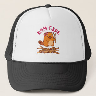 Gorra De Camionero Dam Chica Cute Beaver