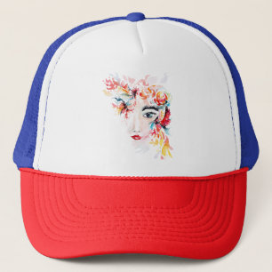 Gorra De Camionero dama de las flores