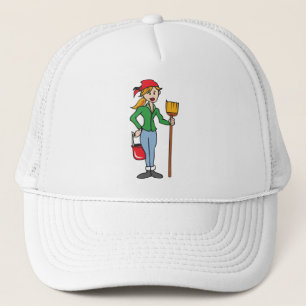 Gorra De Camionero Dama de limpieza