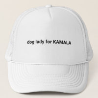 Dama de perro para Kamala minimalista diversión de