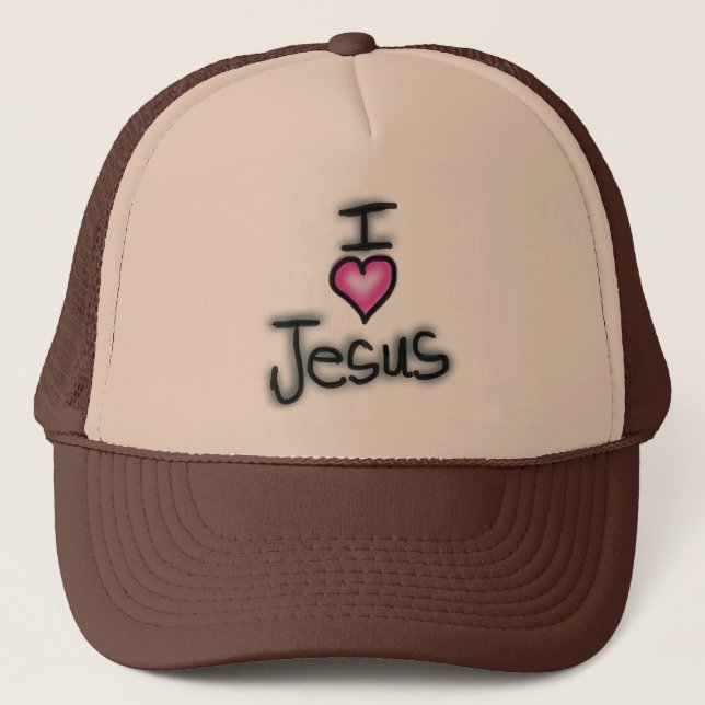 Gorra De Camionero Damas Cristianas Amo a Jesús (Anverso)
