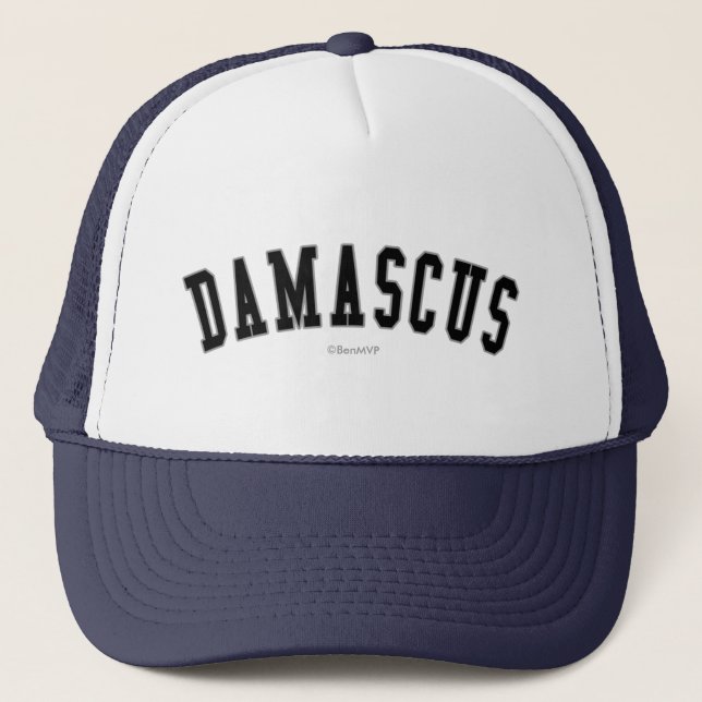 Gorra De Camionero Damasco (Anverso)