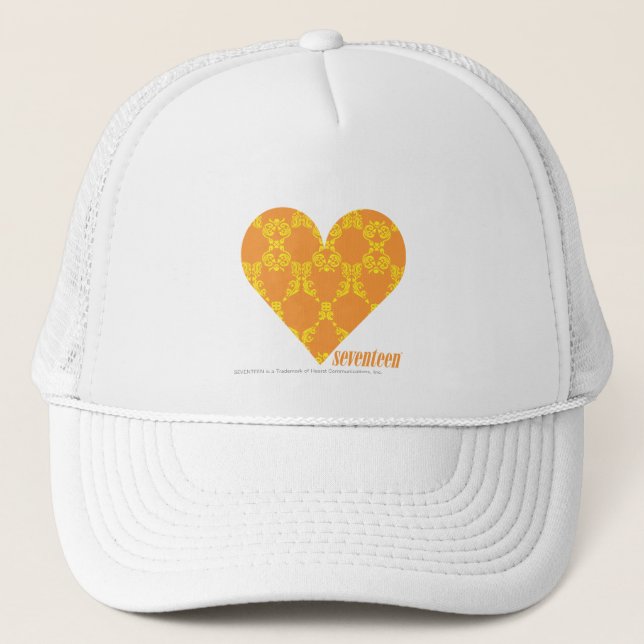 Gorra De Camionero Damasco 2 naranja-amarillos (Anverso)