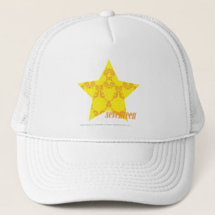 Gorra De Camionero Damasco 3 amarillo-naranja