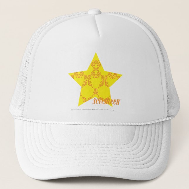 Gorra De Camionero Damasco 3 amarillo-naranja (Anverso)