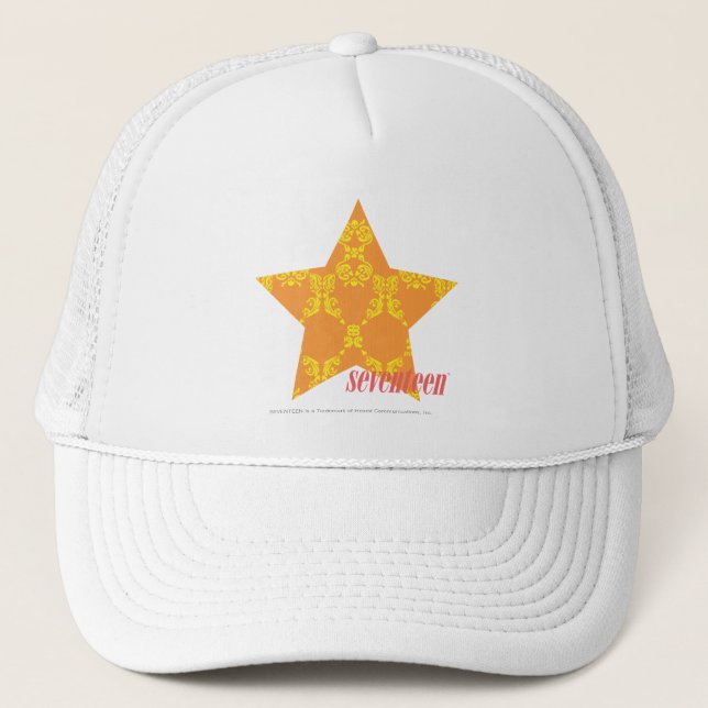 Gorra De Camionero Damasco 3 naranja-amarillos (Anverso)
