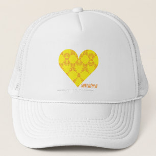 Gorra De Camionero Damasco 4 amarillo-naranja