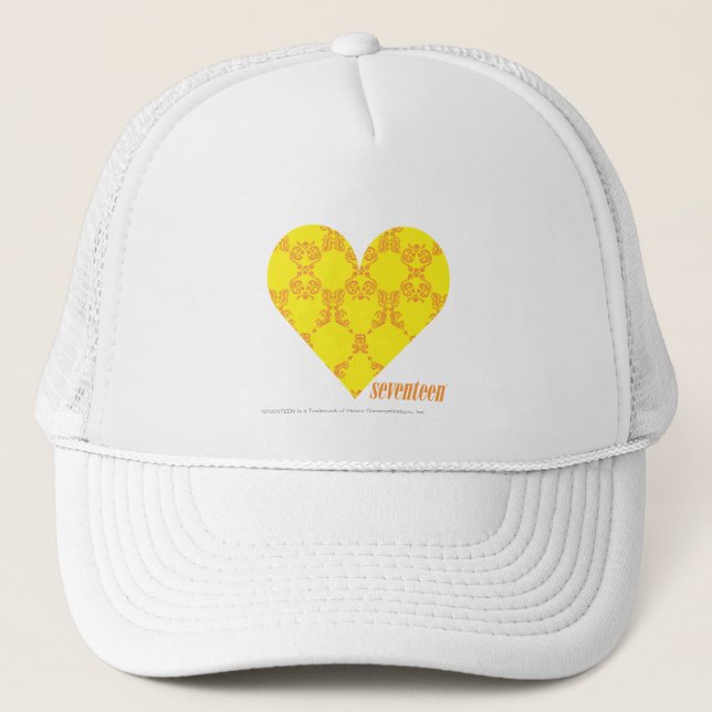 Gorra De Camionero Damasco 4 amarillo-naranja (Anverso)