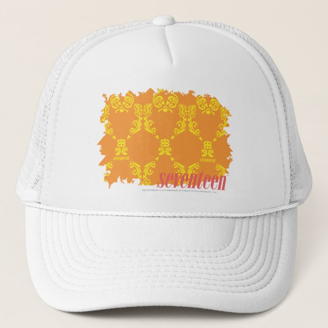 Gorra De Camionero Damasco 4 naranja-amarillos (Anverso)
