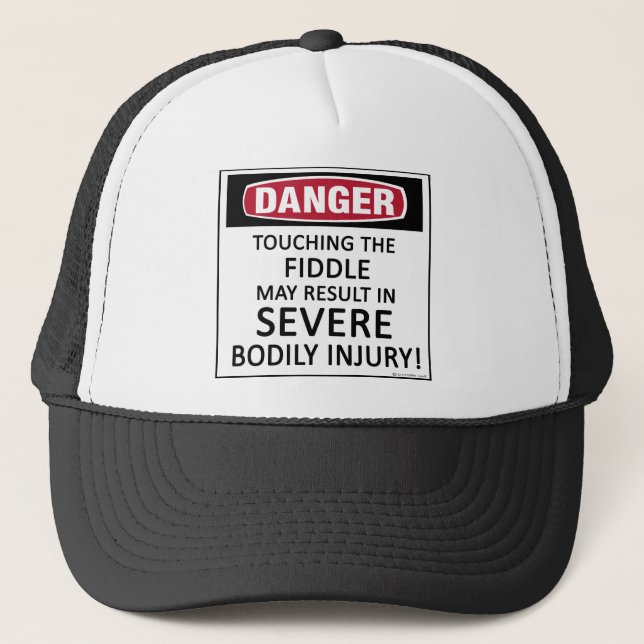 Gorra De Camionero Danger Fiddle (Anverso)