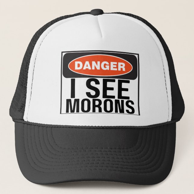 GORRA DE CAMIONERO DANGER MORONS (Anverso)