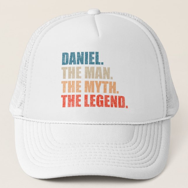 Gorra De Camionero Daniel El Hombre El Mito La Leyenda (Anverso)