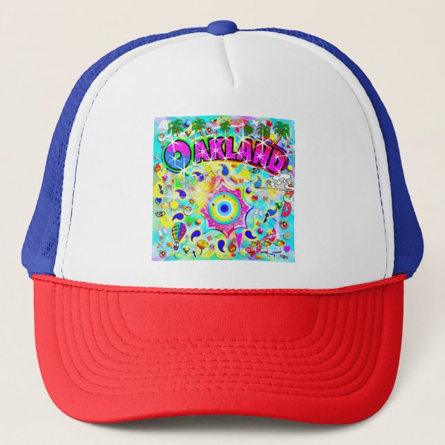 Gorra De Camionero Danza Mística de Oakland (Anverso)