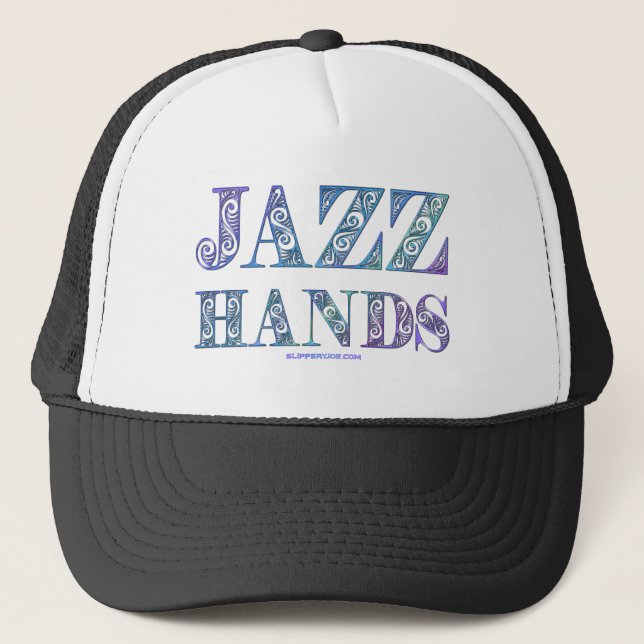 Gorra De Camionero Danza musical de SlipperyJoe's Jazz Hands Broadway (Anverso)