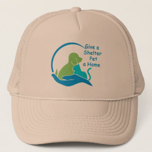 Gorra De Camionero dar a un mascota de refugio un hogar
