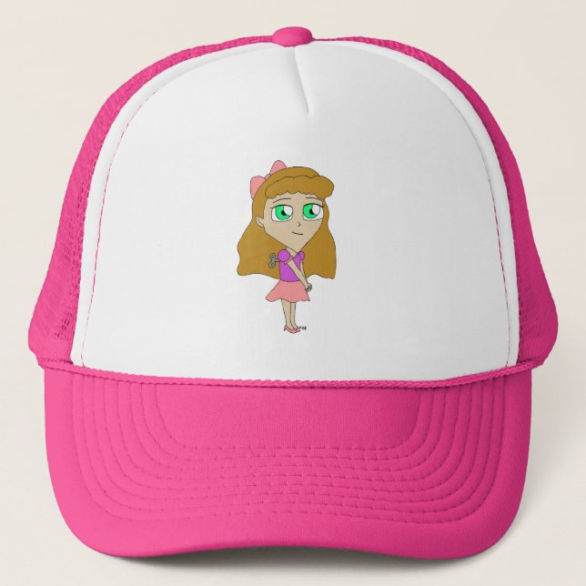 Gorra De Camionero dar cuerda a chibi (Anverso)