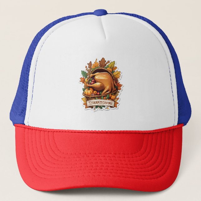 Gorra De Camionero Dar Gracias y Compartir Amor (Anverso)