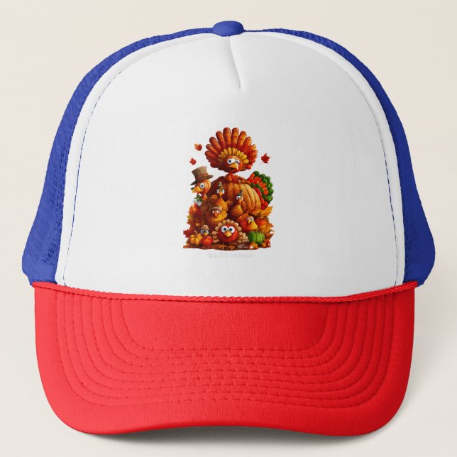 Gorra De Camionero Dar Gracias y Compartir Amor (Anverso)