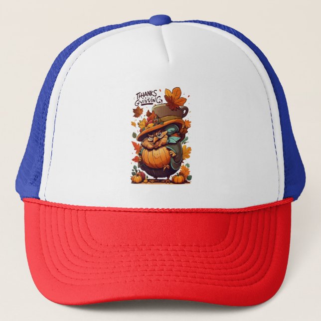 Gorra De Camionero Dar Gracias y Compartir Amor (Anverso)