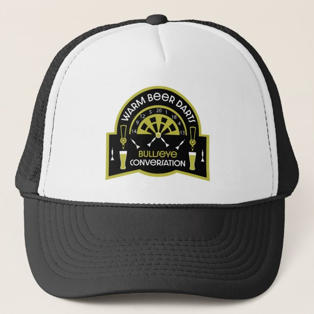 Gorra De Camionero Dardos Clásicos de Pub (Anverso)