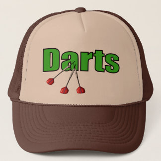 Gorra De Camionero Dardos con 3 dardos