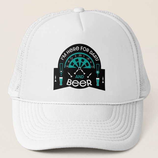 Gorra De Camionero Dardos de pub clásicos (Anverso)