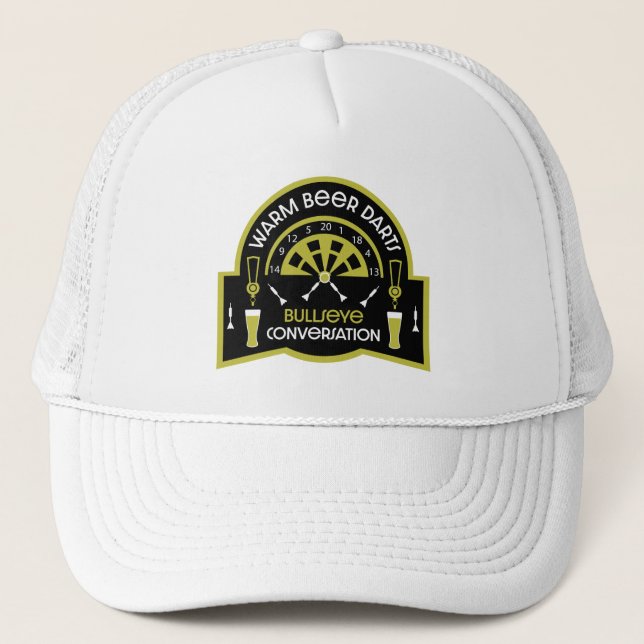 Gorra De Camionero Dardos de pub clásicos (Anverso)