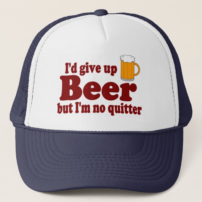 Gorra De Camionero ¡Daría para arriba la cerveza ..... pero no soy (Anverso)