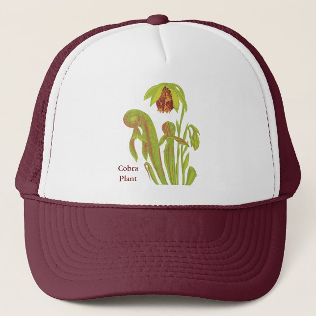 Gorra De Camionero Darlingtonia de la planta carnívora (Anverso)