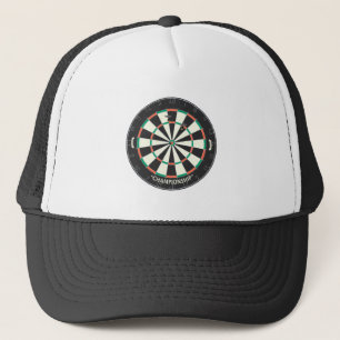 Gorra De Camionero Dartboard y dardos: modelo 3D: