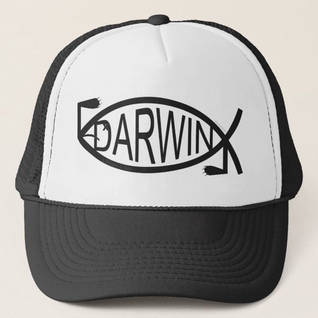 Gorra De Camionero Darwin - la imagen aseada del mutante (Anverso)